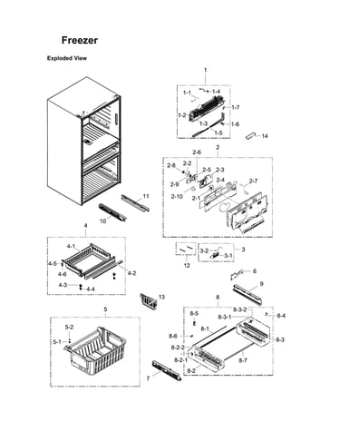 Freezer parts