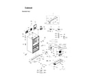 Samsung RF31FMEDBSR/AA-00 cabinet parts diagram