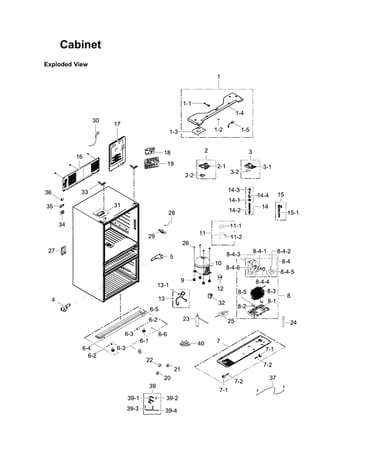 Cabinet parts