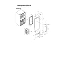 Samsung RF31FMEDBSR/AA-00 right refrigerator door parts diagram