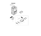 Samsung RF4287HARS/XAC-00 freezer parts diagram