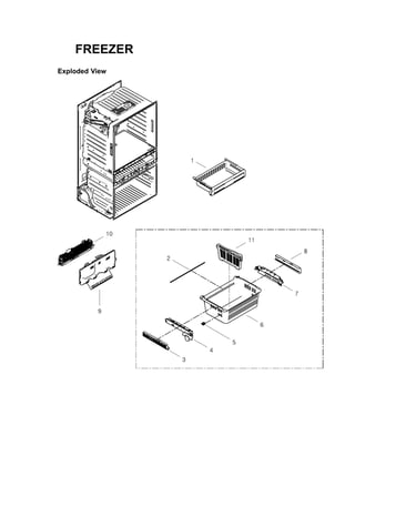 Freezer parts