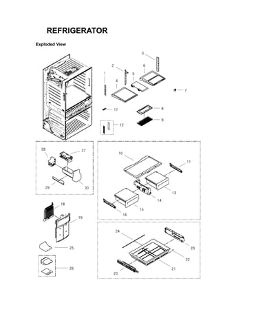 Refrigerator parts