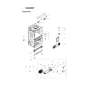 Samsung RF4287HARS/XAC-00 cabinet parts diagram