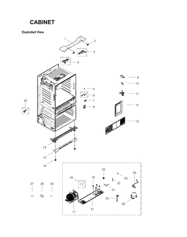 Cabinet parts
