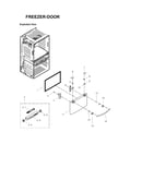 Freezer door parts