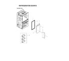 Samsung RF4287HARS/XAC-00 right refrigerator door parts diagram