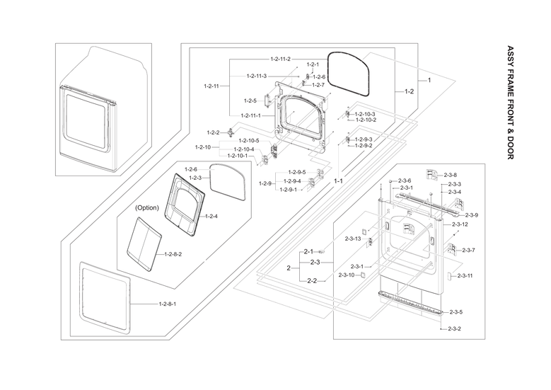 FRONT FRAME & DOOR ASSY