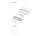 Samsung DV45K7100EW/A3-00 control panel assy diagram