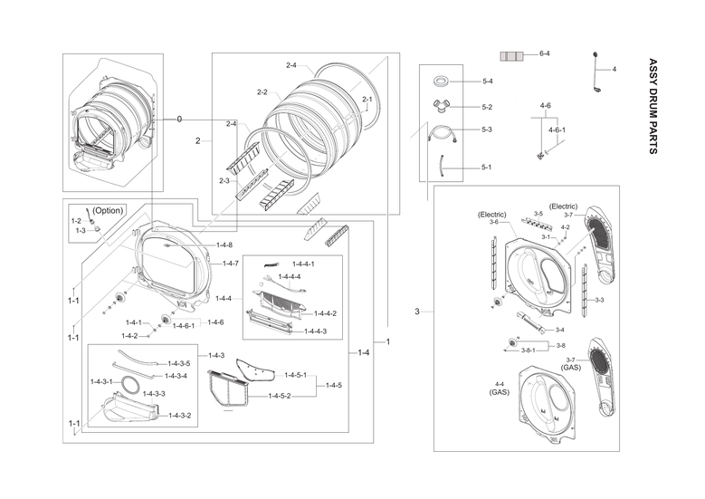 DRUM PARTS ASSY