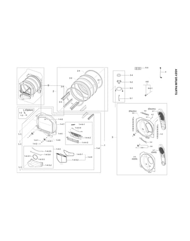 Drum parts assy