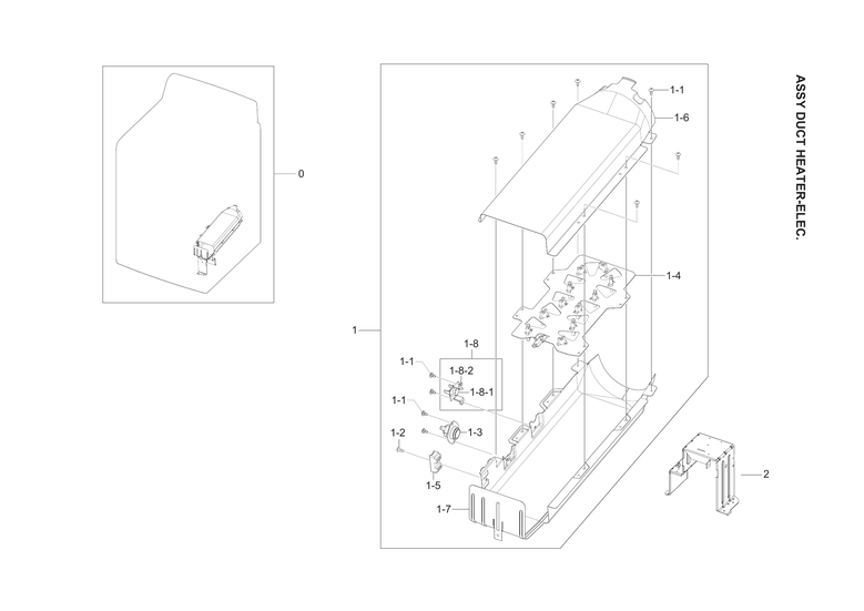 HEATER DUCT-ELECTRIC ASSY