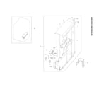 Samsung DV45K7100EW/A3-00 heater duct-electric assy diagram