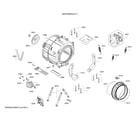 Bosch WAT28400UC/17 oscillating system parts diagram