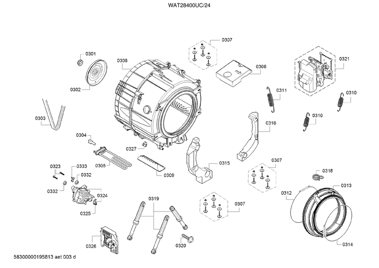 Oscillating system parts