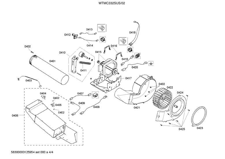 HEATER/FAN HOUSING PARTS