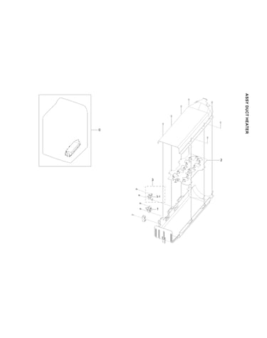 Heater duct assy