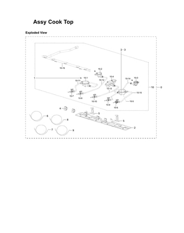Cooktop assy