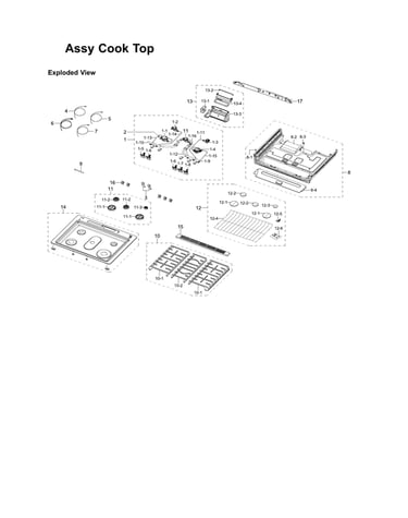 Cooktop assy