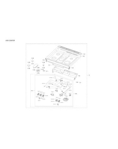 Cooktop assy