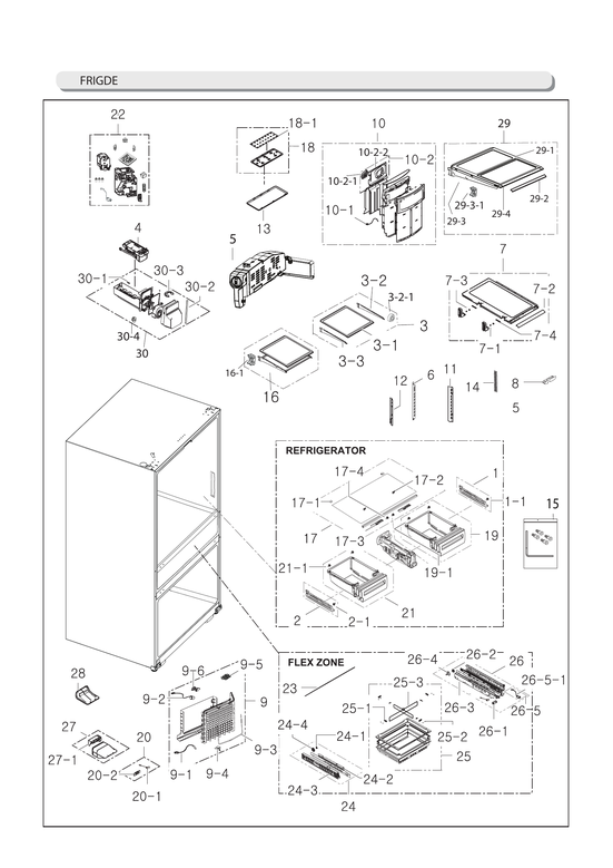 Refrigerator parts