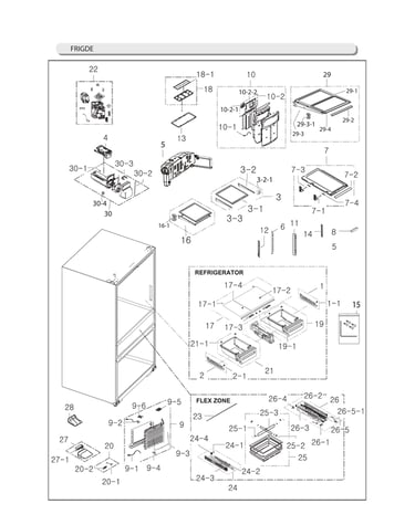Refrigerator parts