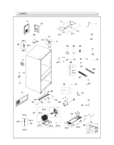 Cabinet parts