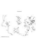 Heat pump/drain pump/water inlet