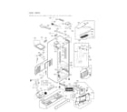 LG LFXS27566S/01 case parts diagram