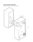 Valve & water tube parts