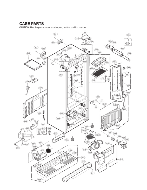 Case parts