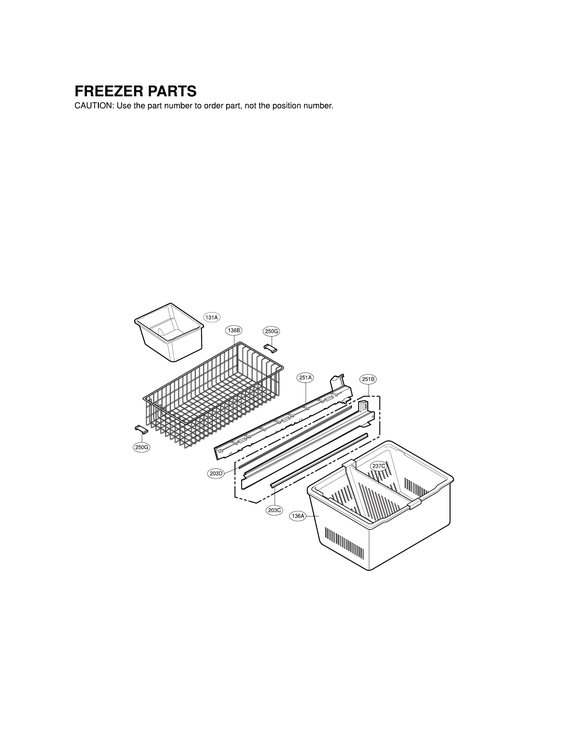 Freezer parts