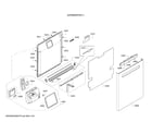 Bosch SHP865WF5N/11 door/dispenser diagram