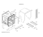 Bosch SHP865WF5N/11 tub/trim diagram