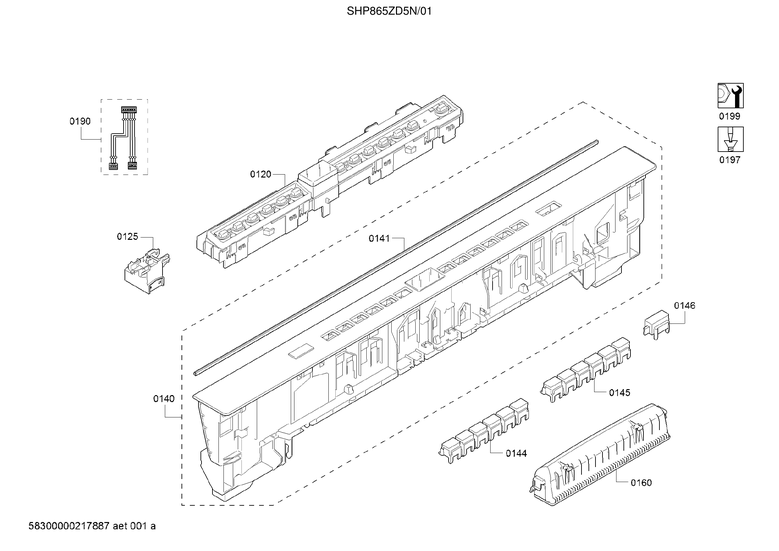 Operating module/facia panel