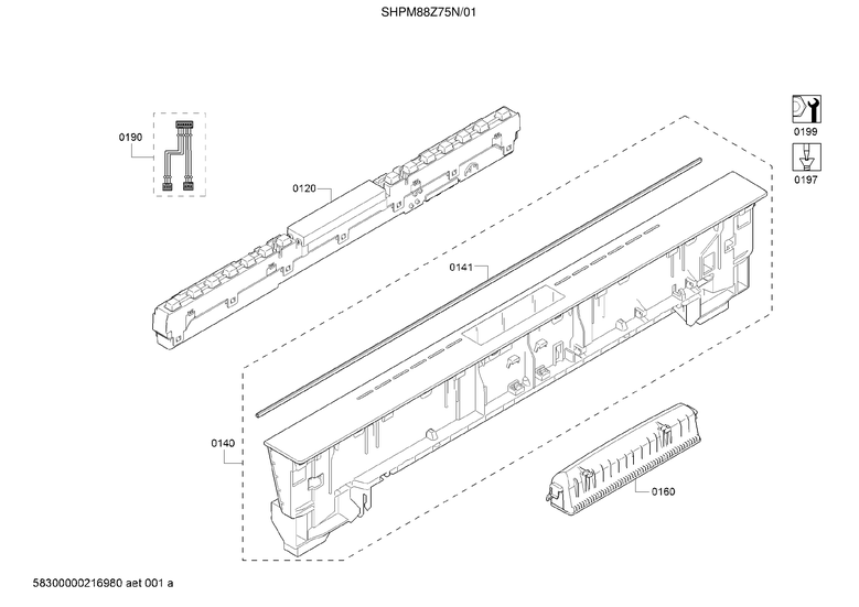 Operating module/facia panel