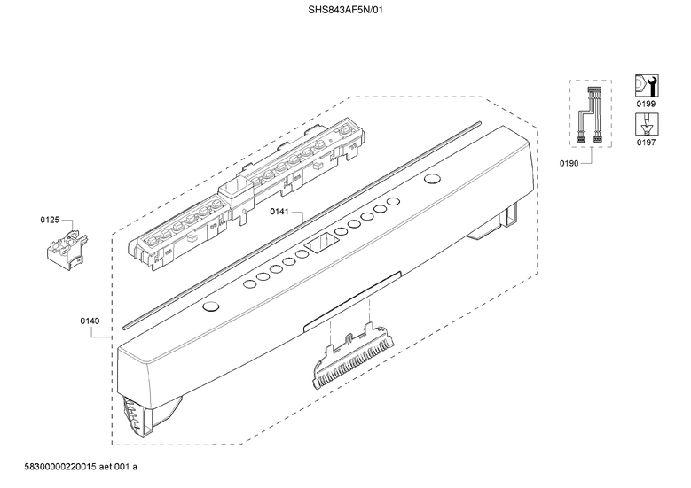 Facia panel/main switch