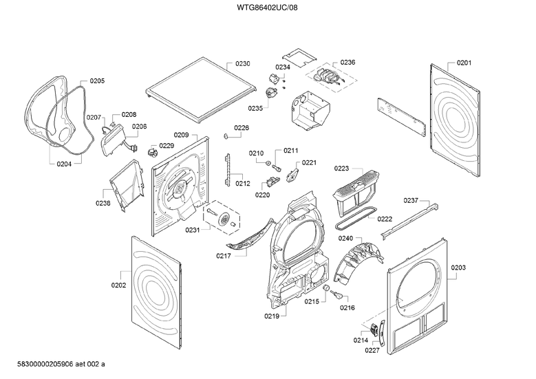 Side panels/heating element