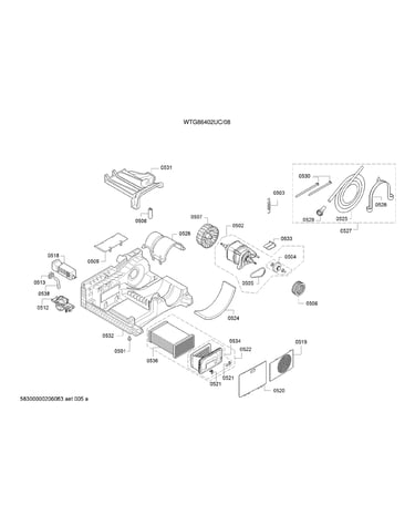 Base/motor/fan wheel