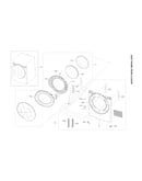 Front frame & door assy