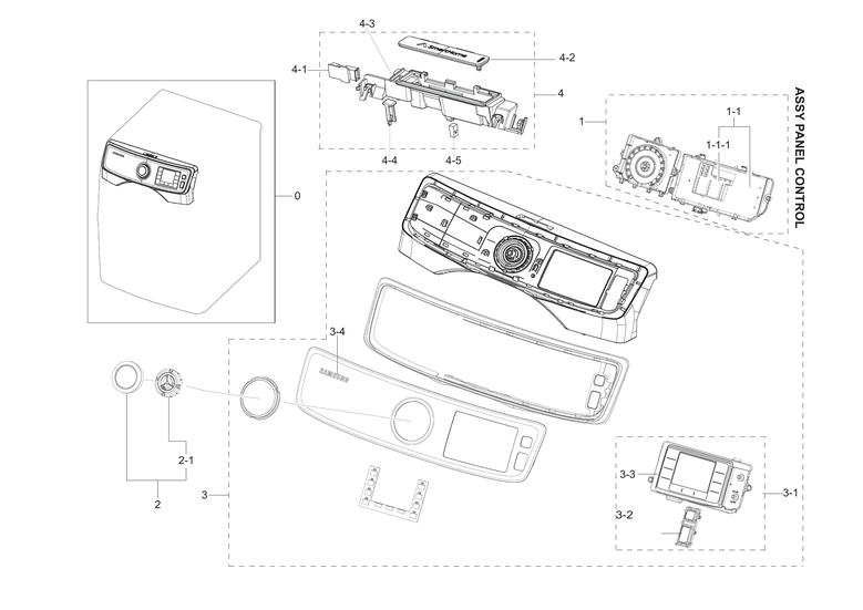 Control panel assy
