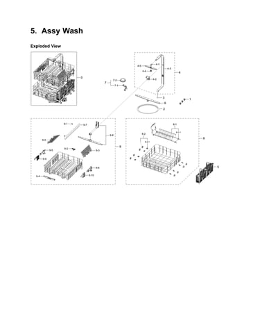 Wash assy