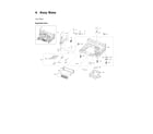Samsung DW80K5050UG/AA-03 base assy diagram