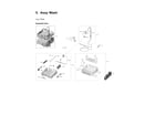 Samsung DW80K5050UG/AA-03 wash assy diagram