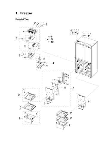Freezer parts
