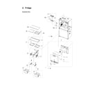 Samsung RF23A9675MT/AA-00 refrigerator parts diagram