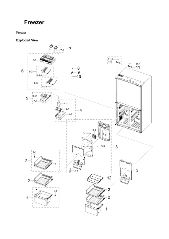 Freezer parts