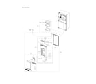 Samsung RF23A9771SR/AA-00 right refrigerator door parts diagram
