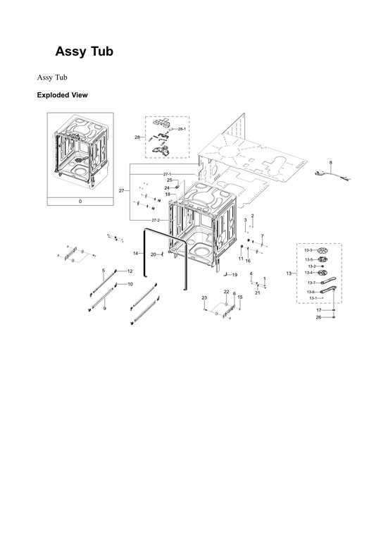 Tub assy