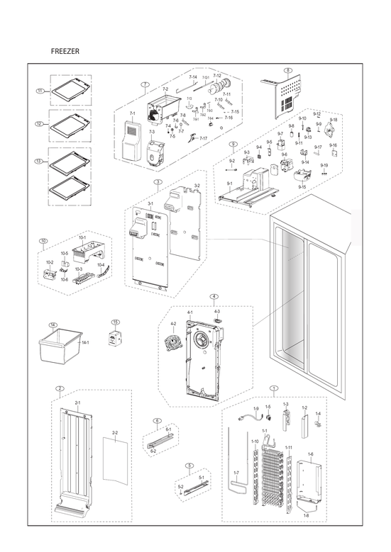 Freezer parts